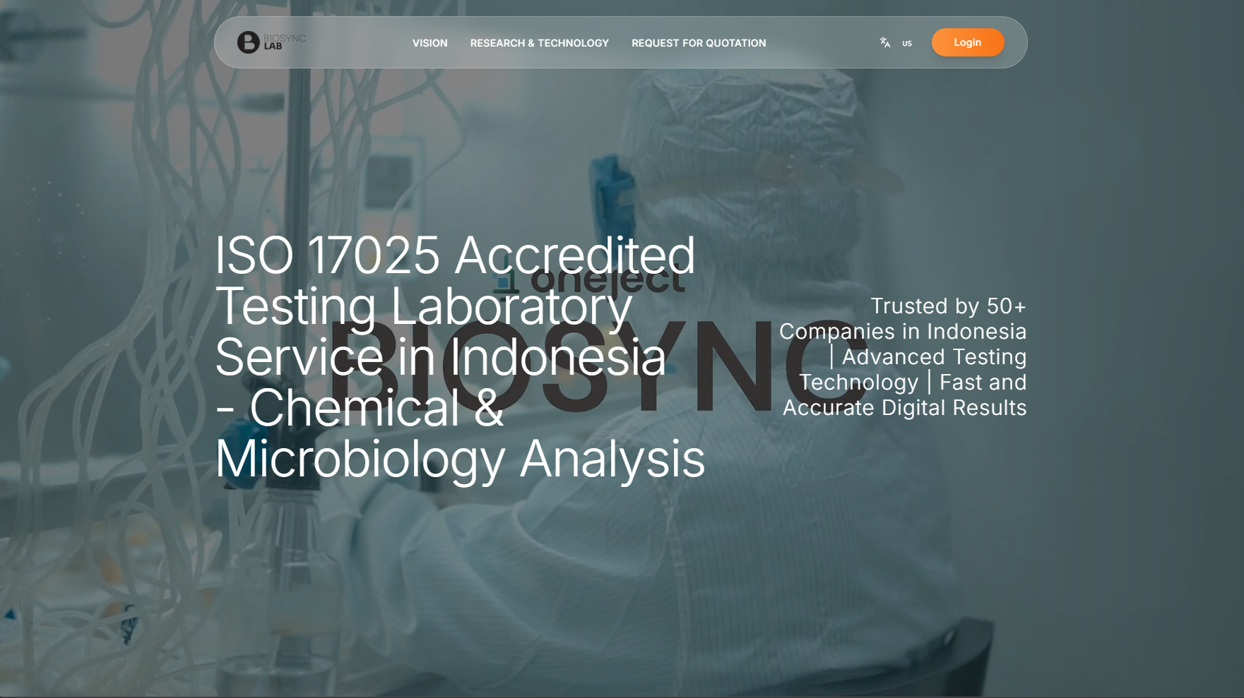 Biosync Lab Portal — Biosync Laboratorium Indonesia